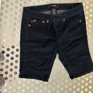 Fragile Denim Shorts